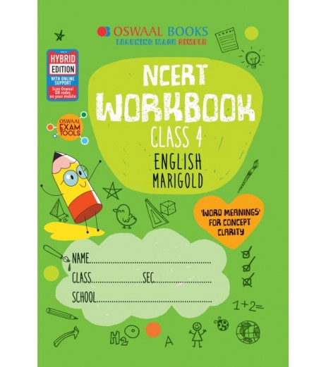 Oswaal NCERT Workbook Class 4 English Marigold | Latest Edition Class-4 - SchoolChamp.net